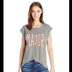Pam & Gela Frankie Major tee in heather grey